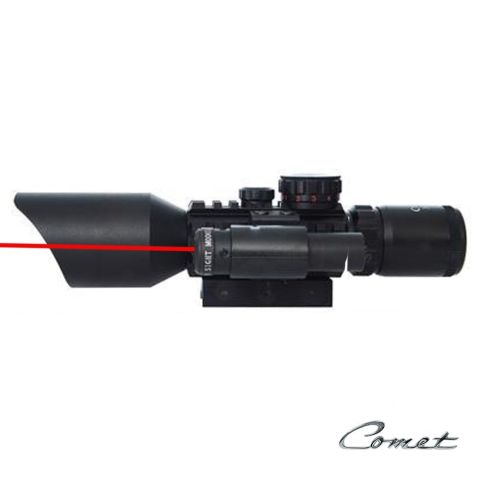 COMET 3-10x42 Seyyar Kırmızı Lazerli Tüfek Dürbünü (TDL003)