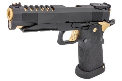 AW HX2701 5.1 Hi-Capa SLIDECUT GBB Airsoft Tabanca ( Black/Gold )