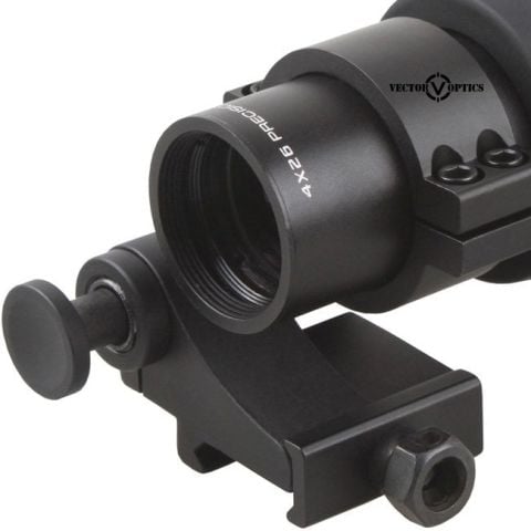 VECTOR 4x MAGNIFIER Flip Slide Mount Yakınlaştırıcı SCMF-14 (Ex SCOT-29)