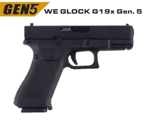 WE GLOCK G19x GEN5 GBB AIRSOFT TABANCA