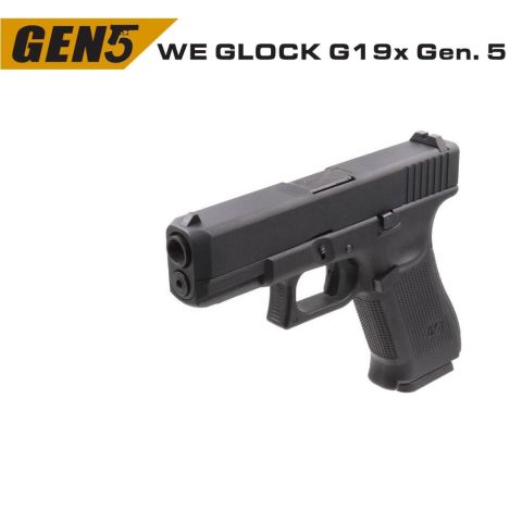WE GLOCK G19x GEN5 GBB AIRSOFT TABANCA