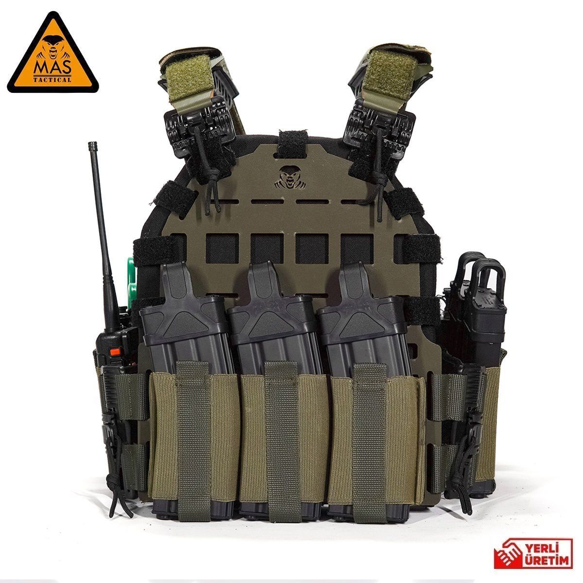 Plaka Taşıyıcı Kydex-Haki MAS-14-13-20