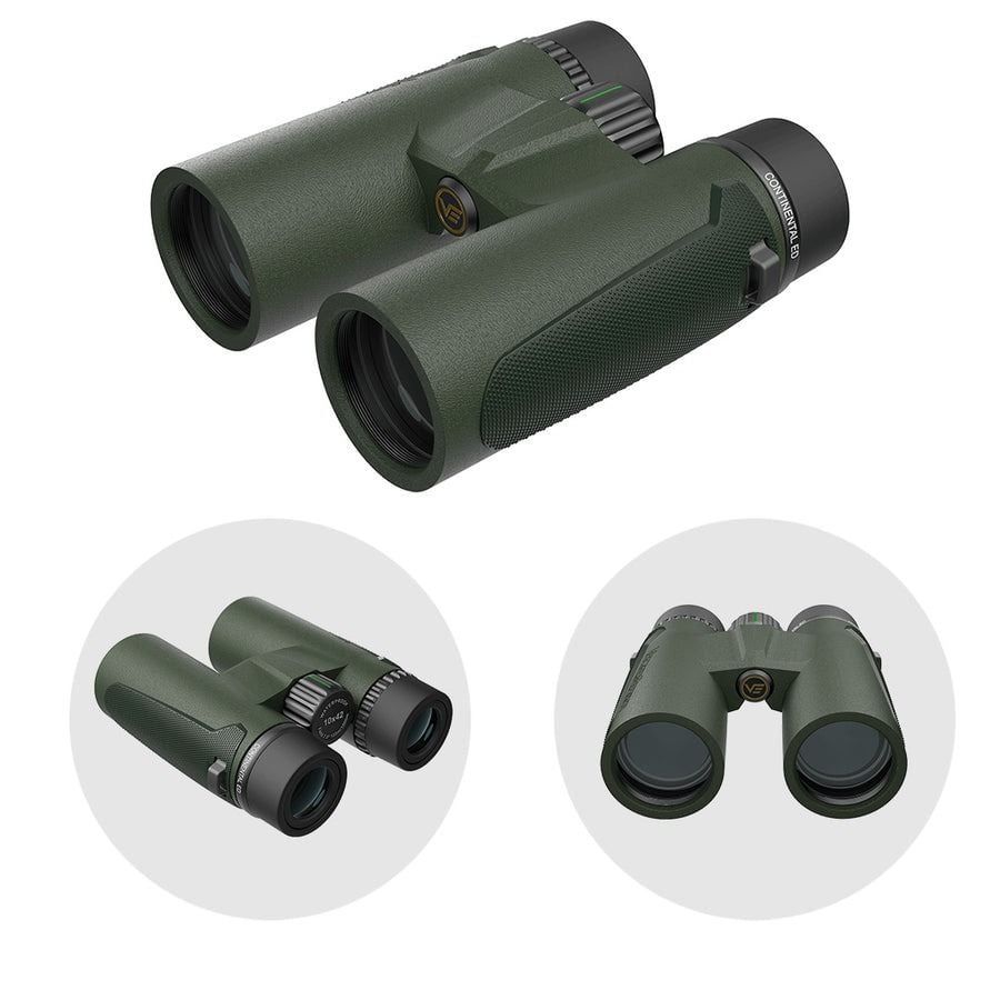 Continental10x42 ED OD Green Binocular El Dürbünü