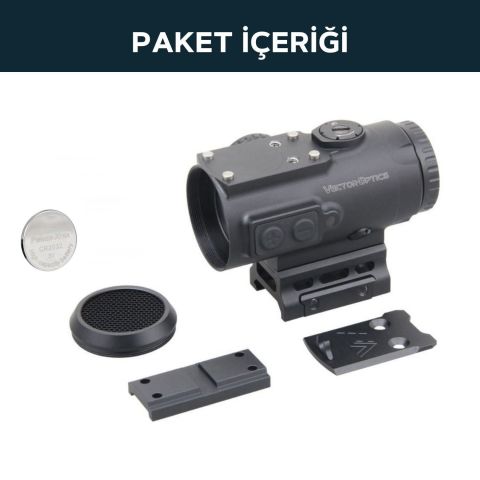 Vector Optics SCPS-M04 Paragon 4x24 Micro Prism Tüfek Dürbünü