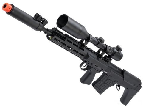 CYMA SVU Dragunov M-Lok handguard Sniper Airsoft Keskin Nişancı Tüfeği AEG Siyah - CM057C-BK