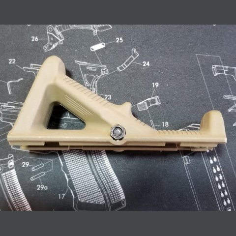 ISG Açılı el tutamağı Çöl rengi - AFG Angled Fore Grip - TAN