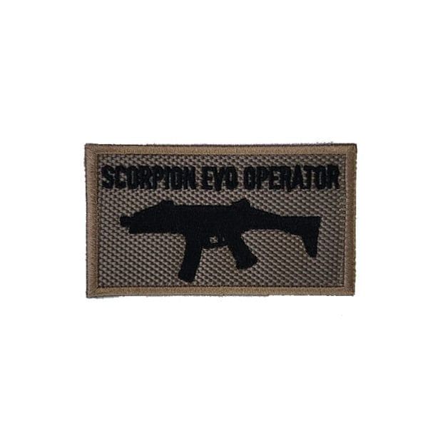 SCORPION EVO OPERATOR Çöl Rengi Siyah  PATCH