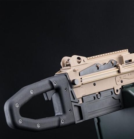 Mugen M249 MK46 TAN SAW Airsoft Makinalı Tüfek