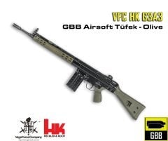 VFC HK G3A3 GBB Airsoft Tüfek - Yeşil
