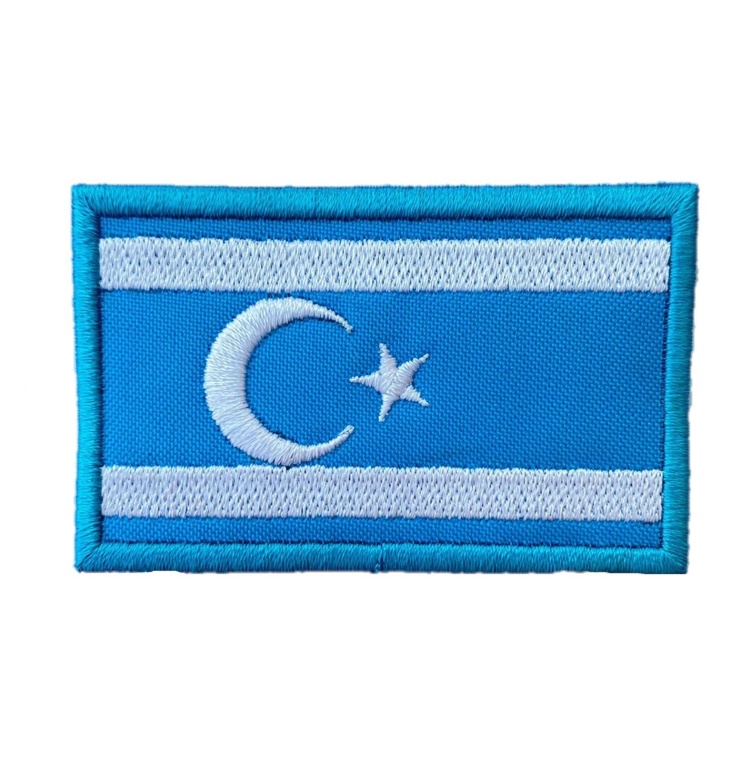 IRAK TÜRKMENLERI BAYRAĞI PATCH - MAVİ BEYAZ