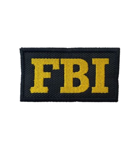 FBI PATCH KUCUK - SARI SIYAH