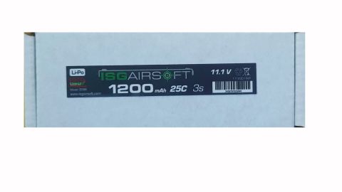 ISG 11.1V TEK PARCA MINISTICK TAMIYA 1200MAH 25C AİRSOFT LIPO PIL