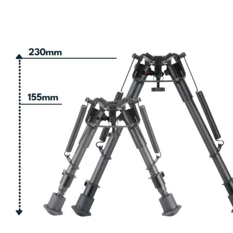 Vector Optics Karbon-Fiber Ekstra Hafif Ayarlanır Bipod Ayak