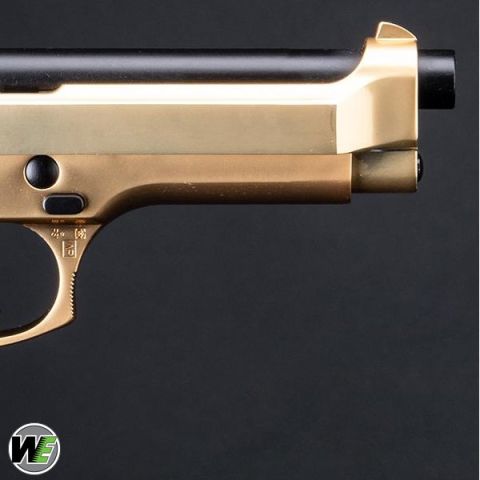 WE ''Bling'' Special Edition 24K Altın Kaplama M9 PTP GBB Airsoft Tabanca