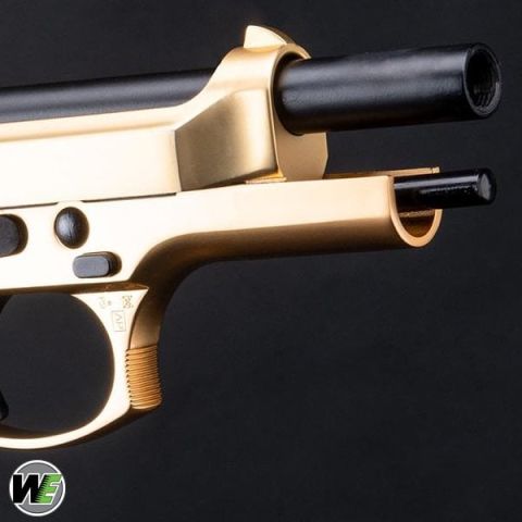 WE ''Bling'' Special Edition 24K Altın Kaplama M9 PTP GBB Airsoft Tabanca