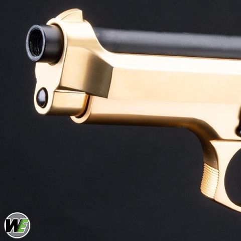 WE ''Bling'' Special Edition 24K Altın Kaplama M9 PTP GBB Airsoft Tabanca