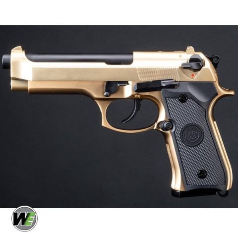 WE ''Bling'' Special Edition 24K Altın Kaplama M9 PTP GBB Airsoft Tabanca