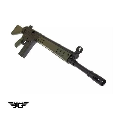 JG T3-K3 G3 Full Size Airsoft AEG Sniper Tüfek - OD Yeşil