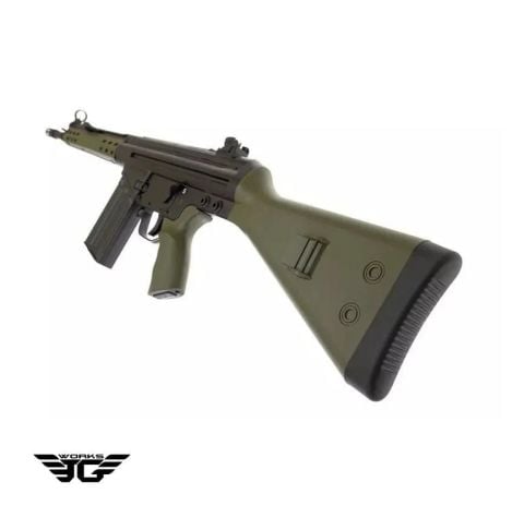 JG T3-K3 G3 Full Size Airsoft AEG Sniper Tüfek - OD Yeşil