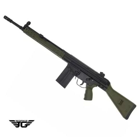 JG T3-K3 G3 Full Size Airsoft AEG Sniper Tüfek - OD Yeşil