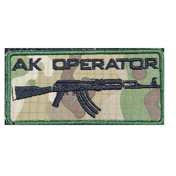 AK OPERATOR PATCH- KAMO-SİYAH