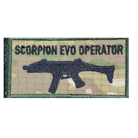 SCORPION EVO OPERATOR PATCH- KAMO-SİYAH
