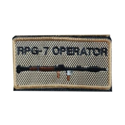 RPG-7 OPERATOR PATCH- KREM-SİYAH
