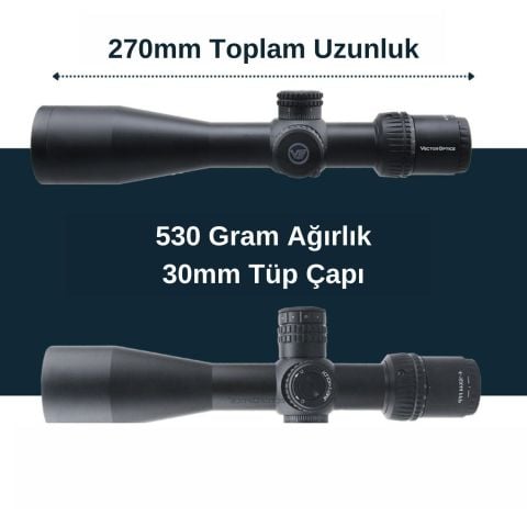 Vector Optics Veyron 4-16x44IR FFP Tüfek Dürbünü