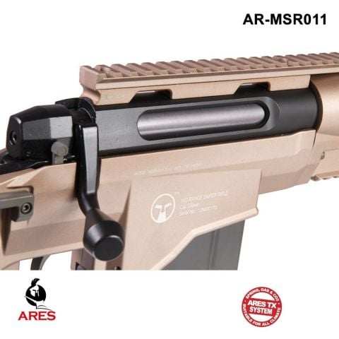 ARES MSR338 SPRING SNIPER TÜFEĞİ BOLT ACTION TAN - ÇÖL RENGI