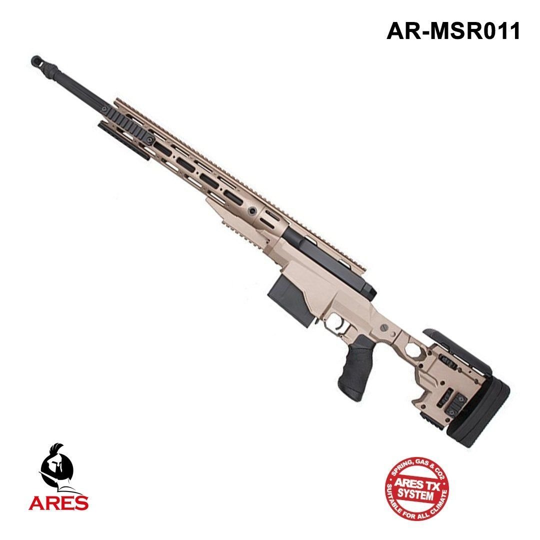 ARES MSR338 SPRING SNIPER TÜFEĞİ BOLT ACTION TAN - ÇÖL RENGI