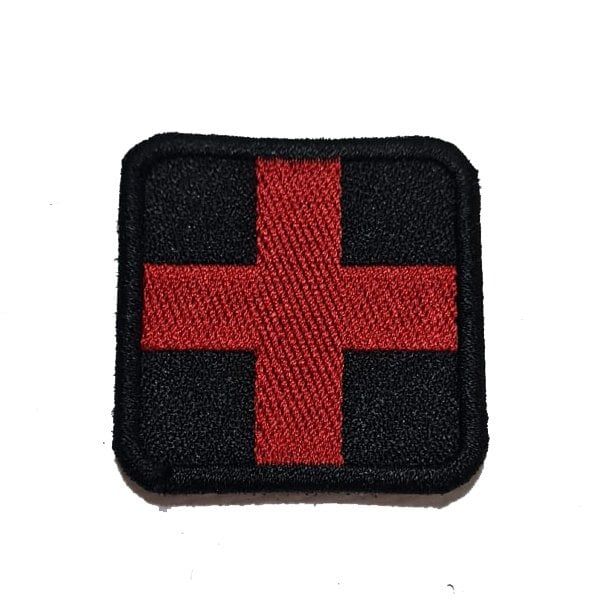 MEDIC İLK YARDIM PATCH - SİYAH - KIRMIZI