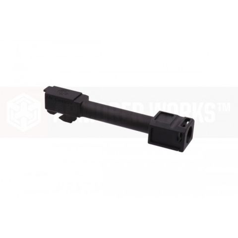 AW, WE Glock Kompensatör + Dış Namlu Kiti (COMPACT / MODEL 1 / SİYAH)