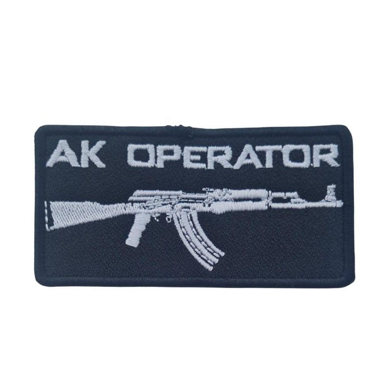 AK OPERATOR TACTICAL PATCH -SİYAH-BEYAZ