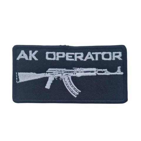 AK OPERATOR TACTICAL PATCH -SİYAH-BEYAZ