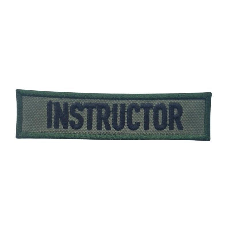 INSTRUCTOR TACTICAL PATCH -YEŞİL