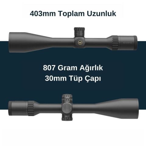 Vector Optics Continental X8 6-48×56ED SFP MIL Tactical Tüfek Dürbünü SCOL-TM52