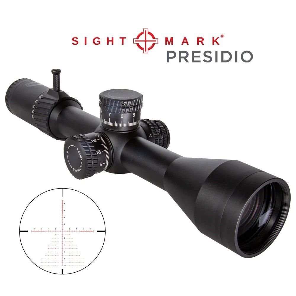 Sightmark Presidio 3-18x50 LR2 FFP Yivli Tüfek Dürbünü