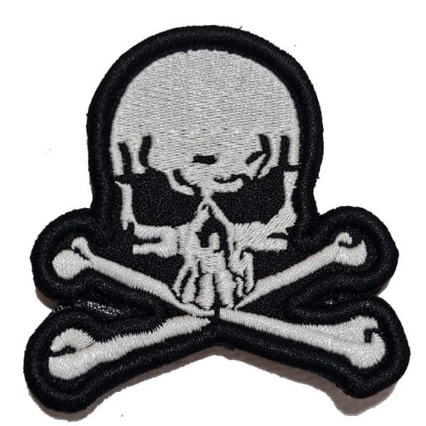 KORSAN SKULL N' BONES PATCH - SİYAH - BEYAZ