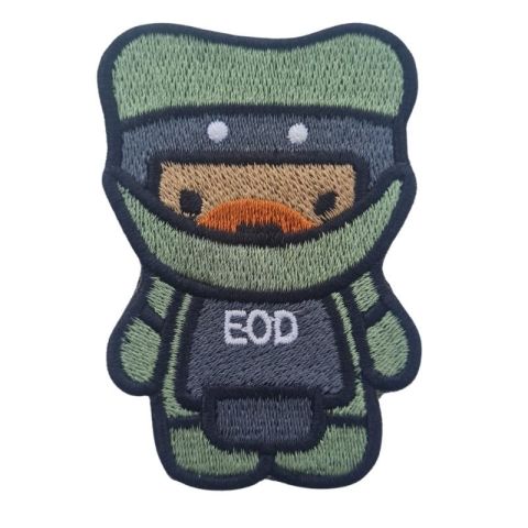 BÜYÜK EOD TACTICAL PATCH-YEŞİL-GRİ