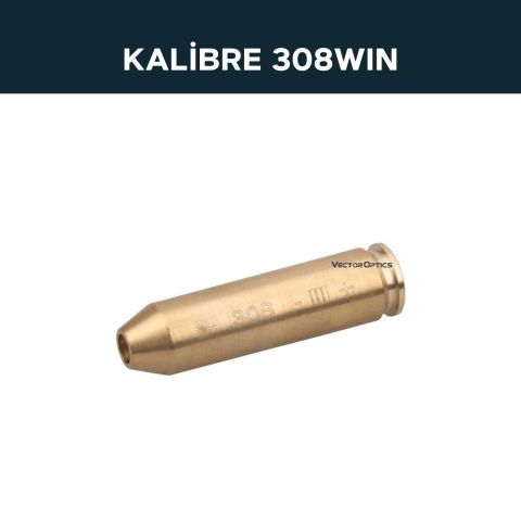 VECTOR OPTICS 308WIN 7mm-08REM Kartuş tipi Kolimatör Dürbün Sıfırlama Lazeri SCBCR-04