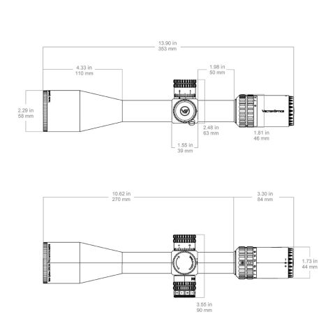 Vector Optics ORION PRO MAX 6-24X50 FFP MIL HD TÜFEK DÜRBÜNÜ SCFF-61