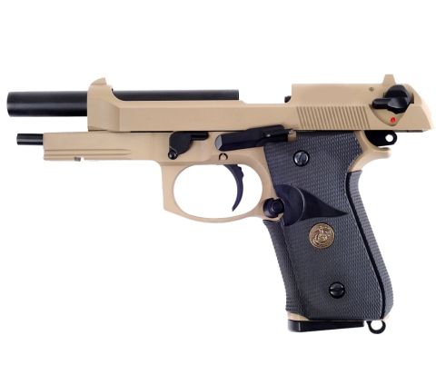 WE M9A1 Navy Version Airsoft GBB Tabanca - Çöl Rengi