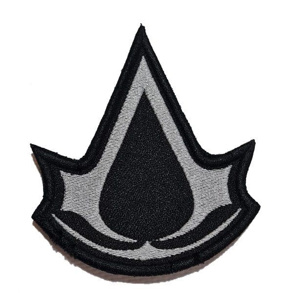 ASSASINS CREED LOGO PATCH - SİYAH-BEYAZ