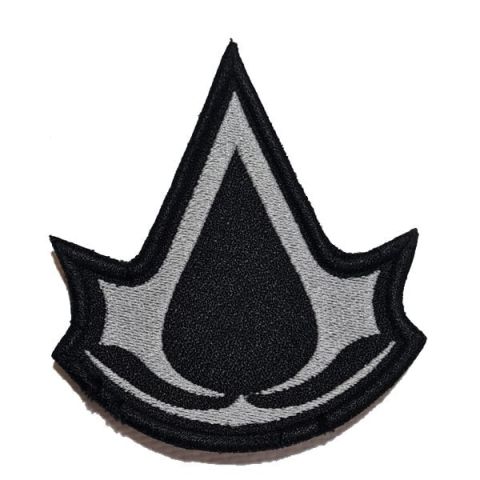 ASSASINS CREED LOGO PATCH - SİYAH-BEYAZ