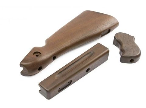 RA TECH WE/Cybergun M1A1 GBBR Real Wood Kit (Walnut)