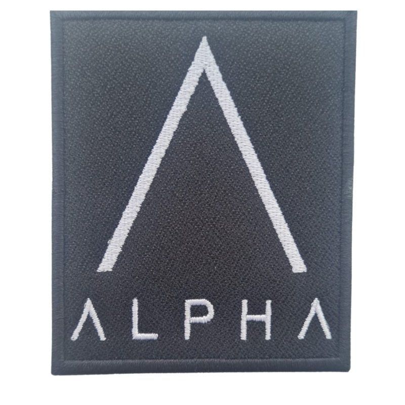 ALPHA TEAM LOGO PATCH - SİYAH-BEYAZ