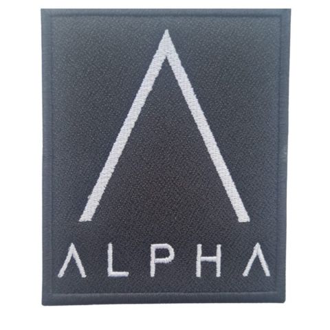 ALPHA TEAM LOGO PATCH - SİYAH-BEYAZ