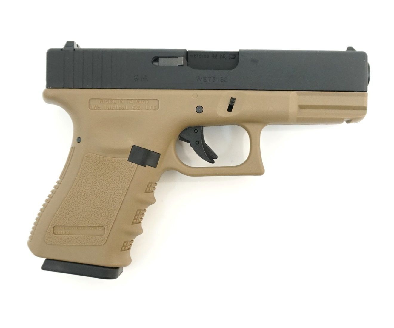 WE G19 GLOCK19 GEN3 TAN GBB AIRSOFT TABANCA