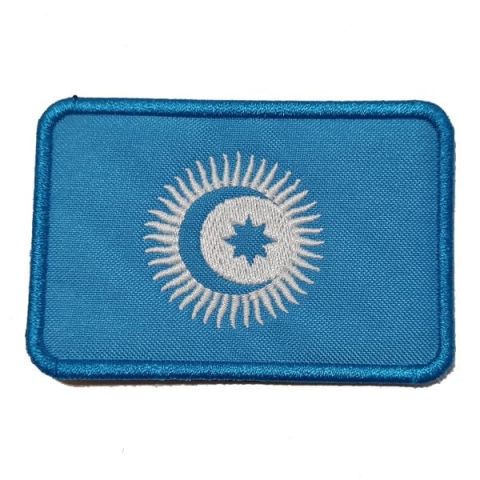 TURAN BAYRAĞI PATCH - SİYAH-GRİ