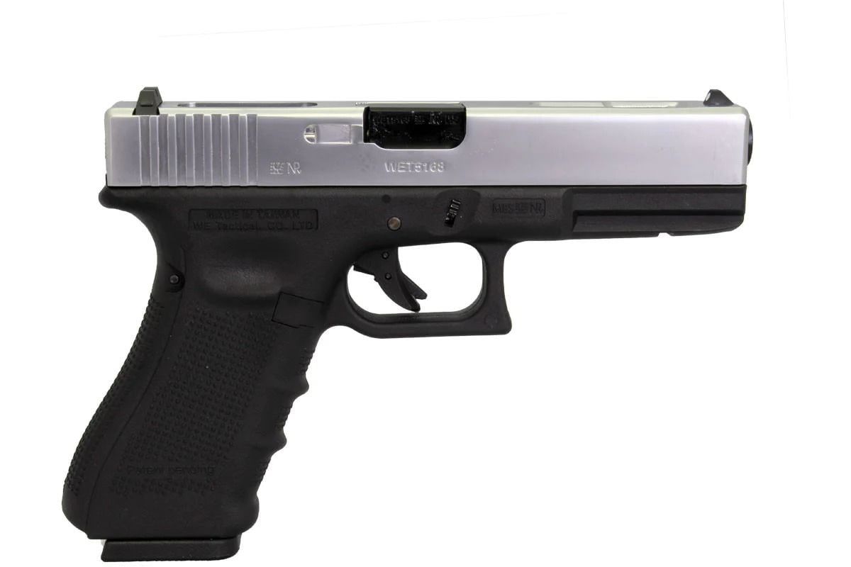 WE GLOCK G18C Gen4 Silver Airsoft Tabanca
